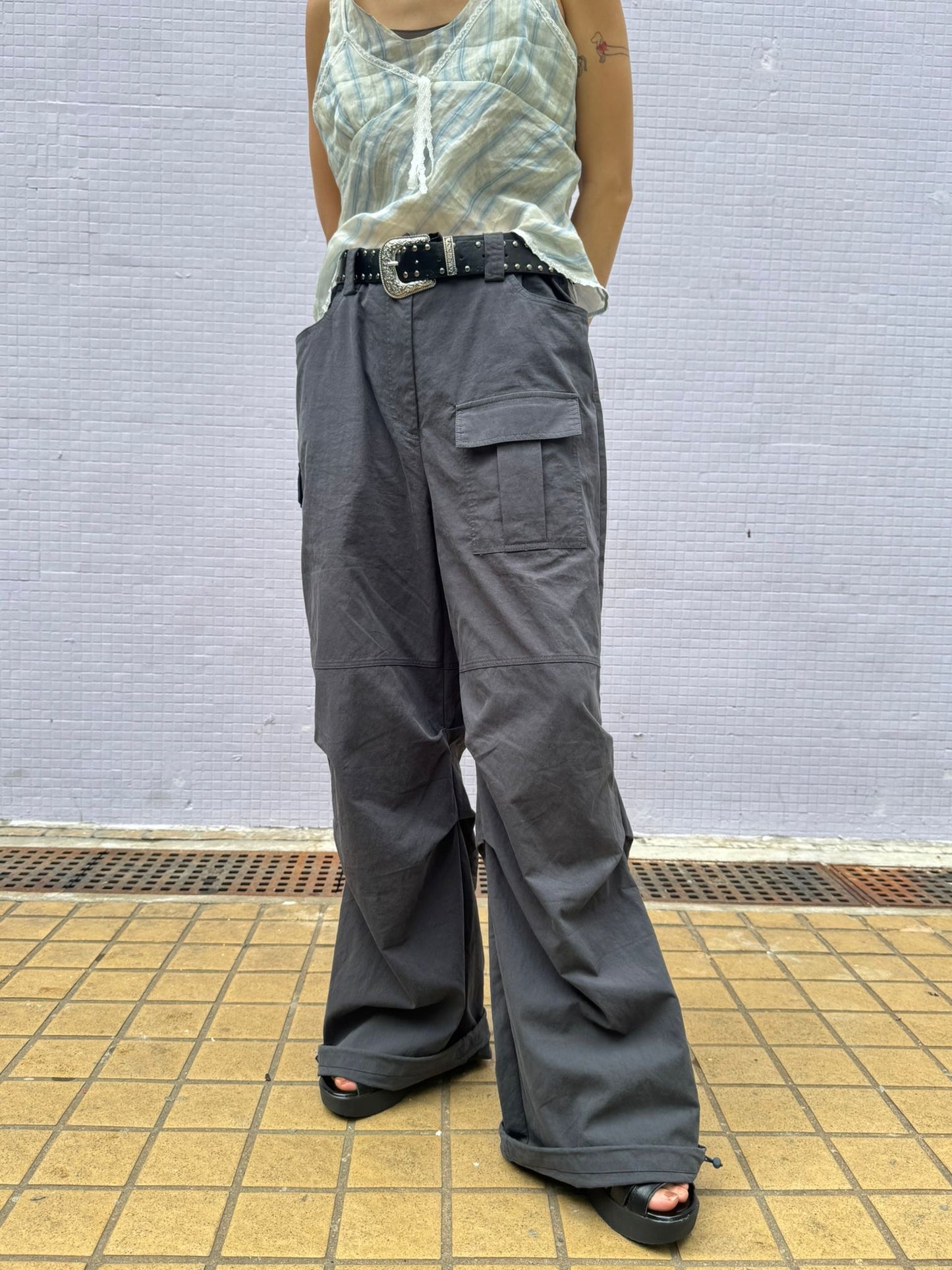 風褸料軍褲