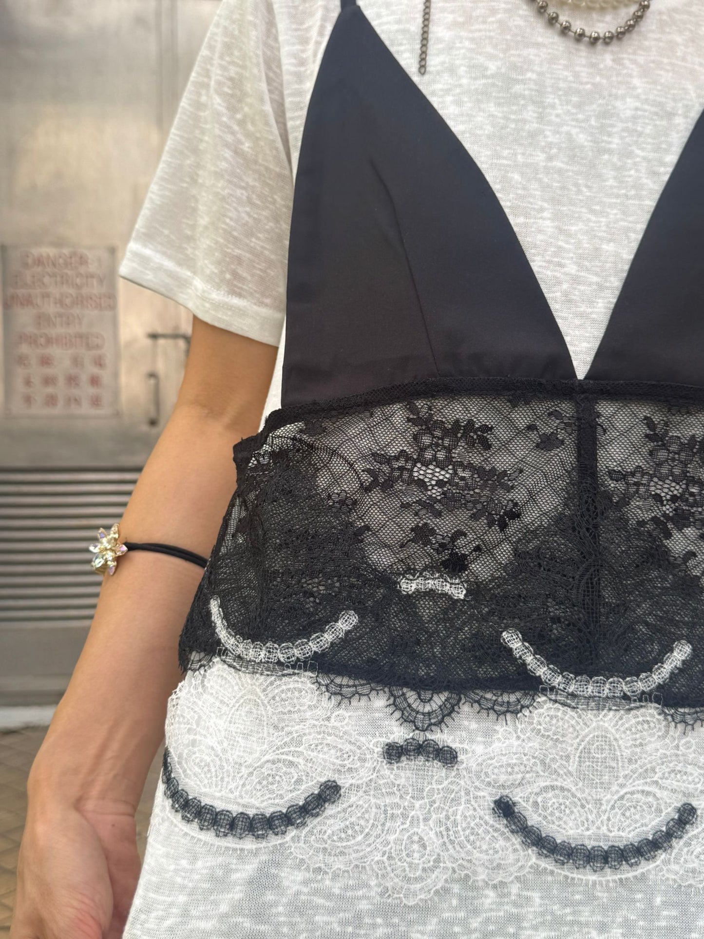 假兩件Bar Top Tee
