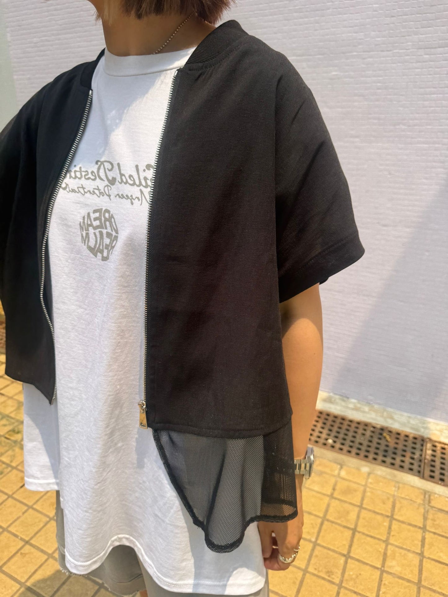 圖案闊板型背心