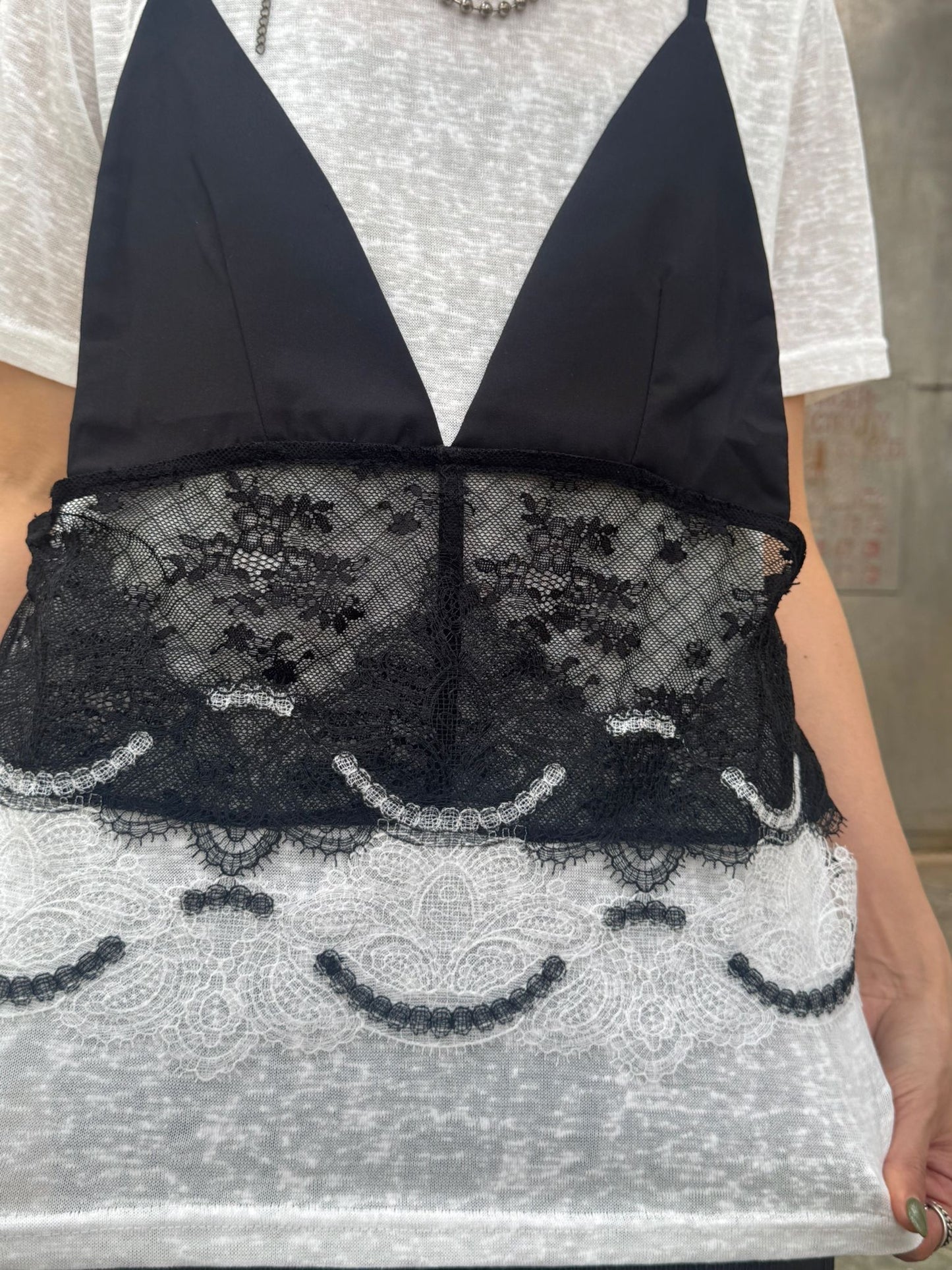 假兩件Bar Top Tee