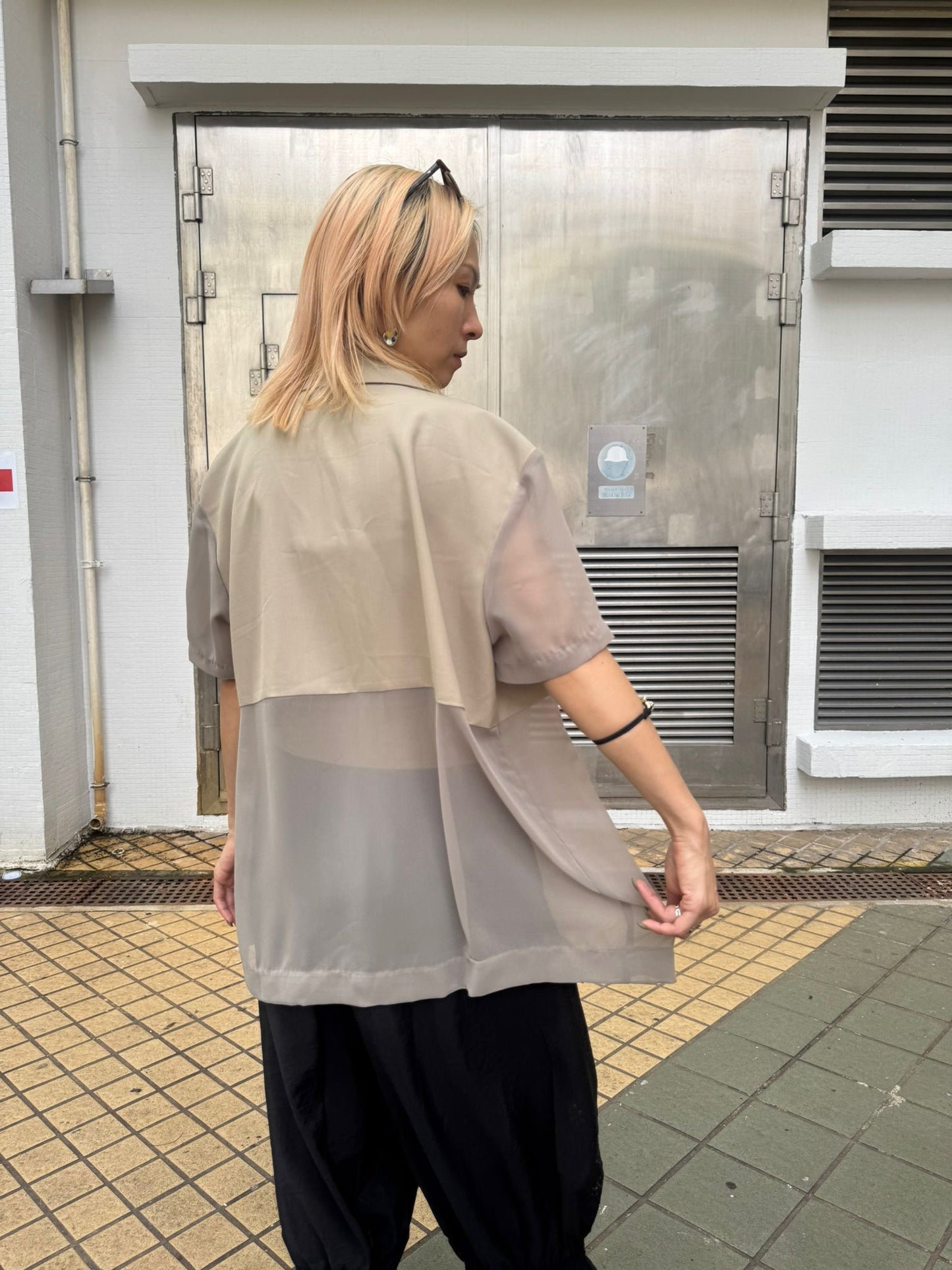 拼布透視西裝